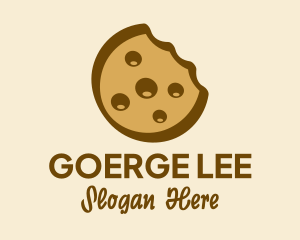 Brown Cookie Snack  Logo