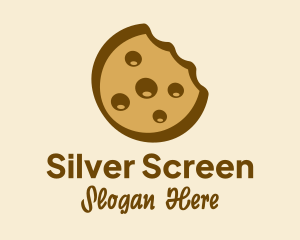 Brown Cookie Snack  Logo