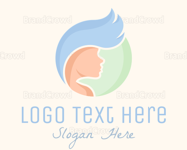 Beauty Hair Stylist Logo