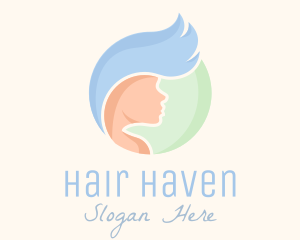 Beauty Hair Stylist logo design