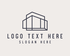 Freight - Gray Storage Architecture logo design