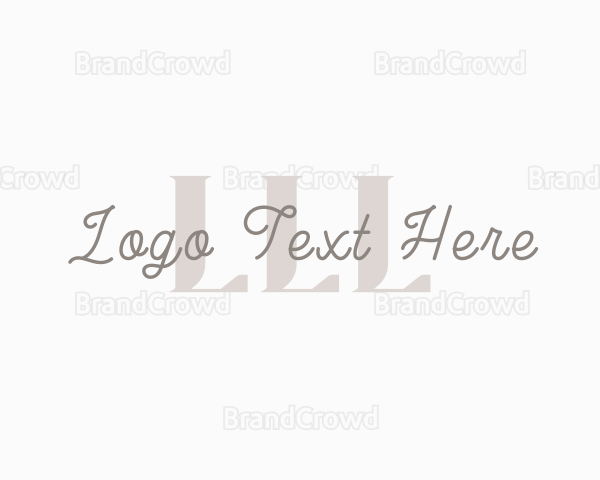 Feminine Script Business Logo