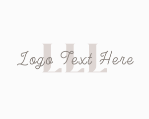 Enterprise - Feminine Script Business logo design