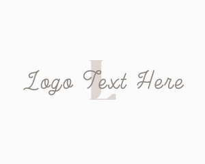 Feminine Script Business Logo