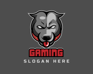 Pit Bull Angry Gaming logo design