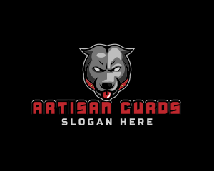 Pit Bull Angry Gaming logo design