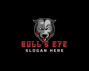 Pit Bull Angry Gaming logo design