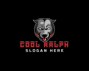 Pit Bull Angry Gaming logo design