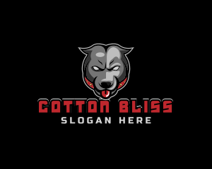 Pit Bull Angry Gaming logo design