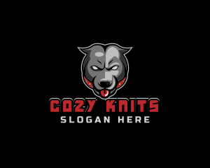 Pit Bull Angry Gaming logo design