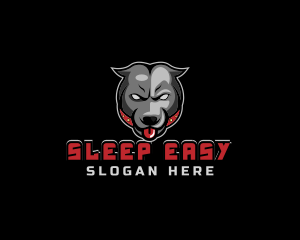 Pit Bull Angry Gaming logo design