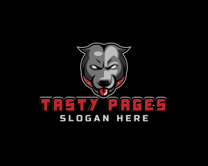 Pit Bull Angry Gaming logo design