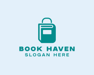 Bookstore - Bookstore Shopping Bag logo design