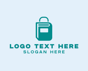 Shopping Bag - Bookstore Shopping Bag logo design