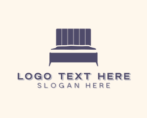 Upholstery - Bed Home Staging logo design