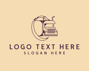 Haulage - Transport Truck Logistics logo design