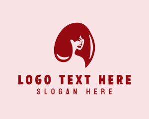 Shampoo - Hair Woman Salon logo design