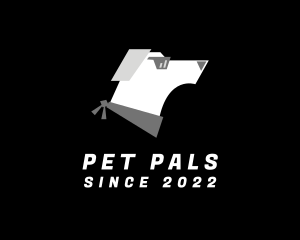 Stylish Labrador Pet logo design