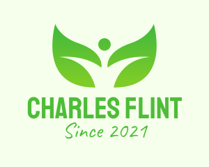 Funding - Green Environmental Leaf logo design