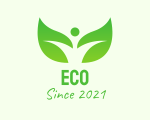 Plant - Green Environmental Leaf logo design
