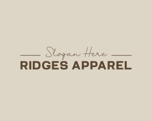 Elegant Apparel Business logo design