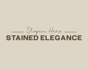 Elegant Apparel Business logo design