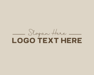 Handwritten - Elegant Apparel Business logo design