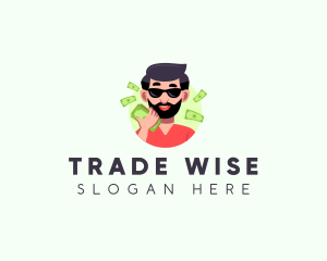 Merchant - Business Money Guy logo design