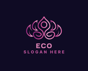 Lotus Flower Yoga Logo