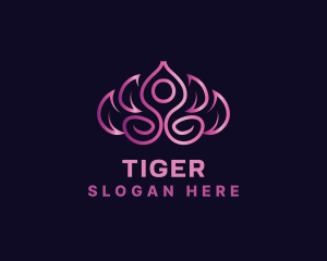 Lotus Flower Yoga Logo