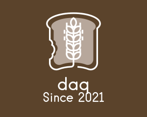 Wheat Bread Slice  logo design