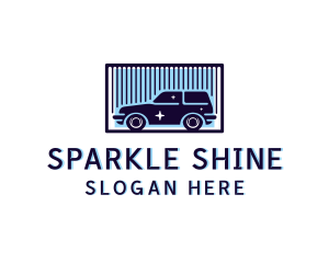SUV Shine Car Wash logo design