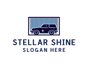 SUV Shine Car Wash logo design