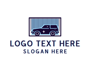 Auto Detailing - SUV Shine Car Wash logo design