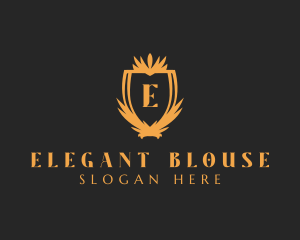 Elegant Royalty Shield logo design