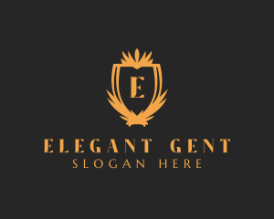 Elegant Royalty Shield logo design