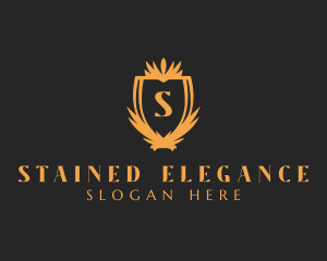 Elegant Royalty Shield logo design