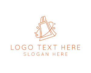 Shopping - Retail Market Bag logo design