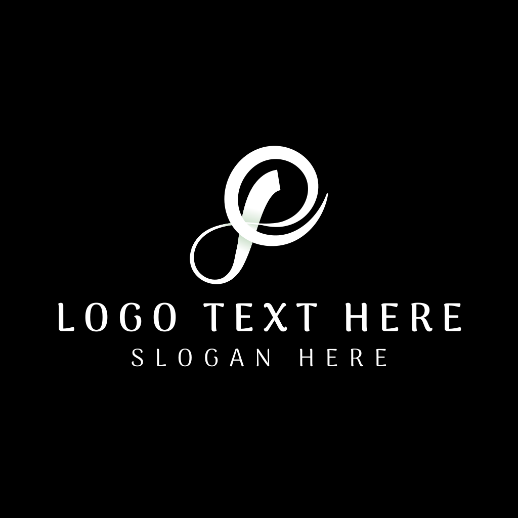 Elegant Ribbon Letter P Logo | BrandCrowd Logo Maker