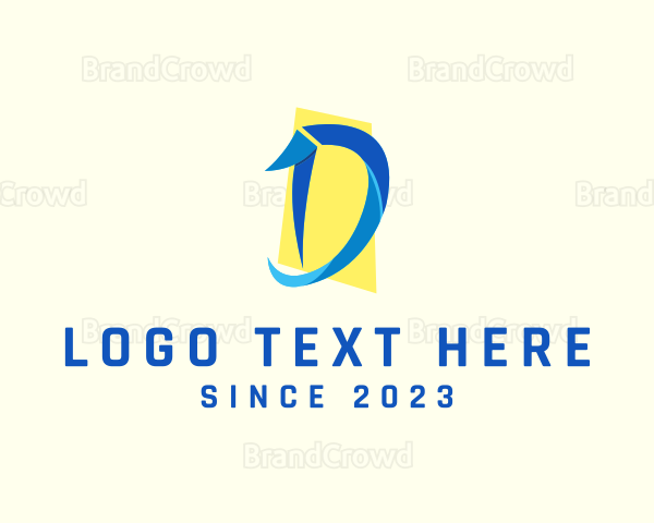 Letter D Entertainment Business Firm Logo