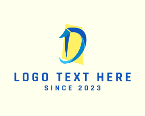 Digital Advertising - Letter D Entertainment Business Firm logo design