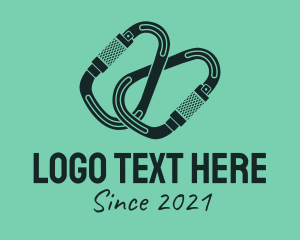 Buckle - Green Outdoor Clip logo design