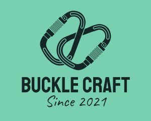 Buckle - Green Outdoor Clip logo design