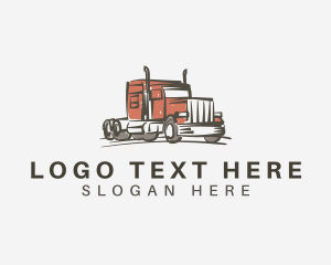 Truck - Freight Cargo Express logo design
