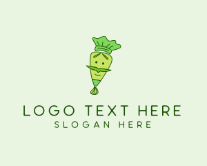 Green - Baker Piping Bag logo design