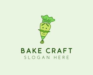 Baker Piping Bag logo design