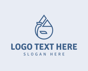 Clean - Water Droplet Car Wash logo design
