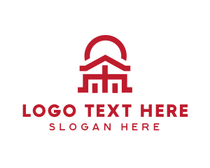 Asia - Asian Temple  Landmark logo design