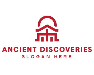 Asian Temple  Landmark logo design