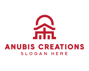 Asian Temple  Landmark logo design